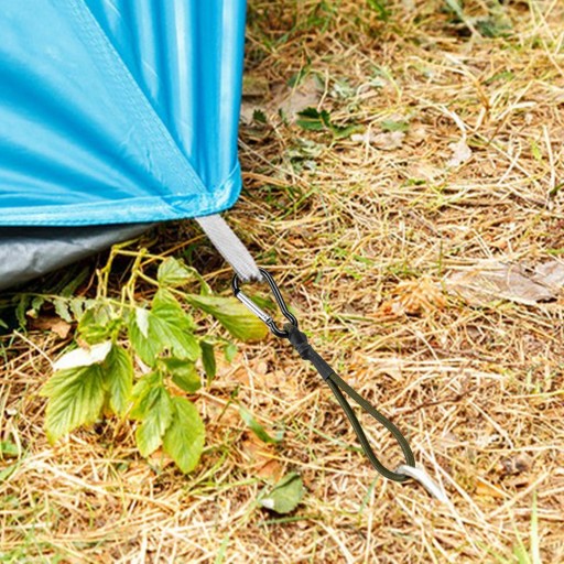 Эластичные шнуры Heavy Duty Outdoor, мини-банджи-шнуры с карабином, зеленые