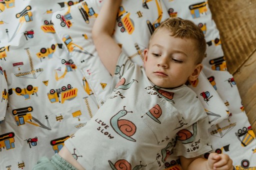 3W1 KOCYK 160X200 POŚCIEL Z WYPEŁNIENIEM PRZEDSZKOLA ŻŁOBKA BAWEŁN KOPARKI