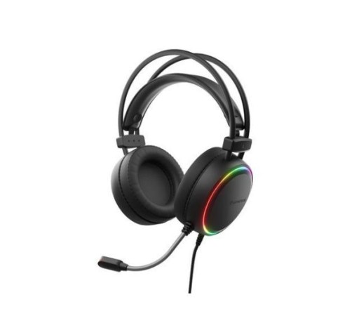 Słuchawki przewodowe Genesis Neon 613 RGB Gamingowe Czarne
