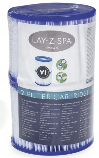 6 фильтров Картридж для насоса-фильтра JACUZZI LAY SPA BEST-WAY VI 60311