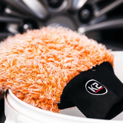 K2 WASH MITT PRO АВТОМОЙОЧНАЯ ПЕРЧАТКА С РЕЗИНКОЙ ИЗ МИКРОФИБРЫ