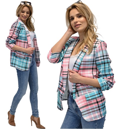 Куртка женская, рукава драпированные, L/40 узор 7