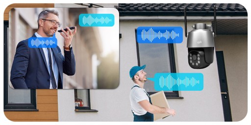 ВРАЩАЮЩАЯСЯ ВНЕШНЯЯ БЕСПРОВОДНАЯ IP-КАМЕРА С Wi-Fi, СЕРАЯ, 5 Мп, DVS, ВИДЕОНАБЛЮДЕНИЕ