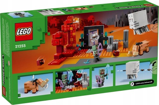 LEGO MINECRAFT 21255 ЗАСАДКА В ПОРТАЛЕ НИЖНЕГО ПОРТАЛА