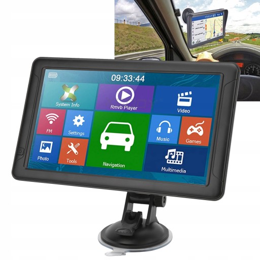 NAWIGACJA GPS 9 CALA CIĘŻARÓWKA 220V