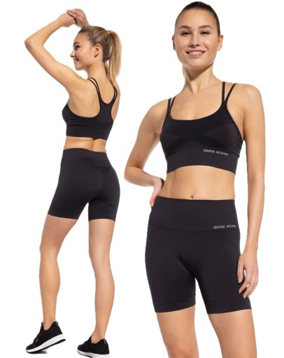 GATTA ACTIVE SPODENKI DO BIEGANIA KOMFORTOWE KRÓTKIE LEGGINSY NA ROWER - M