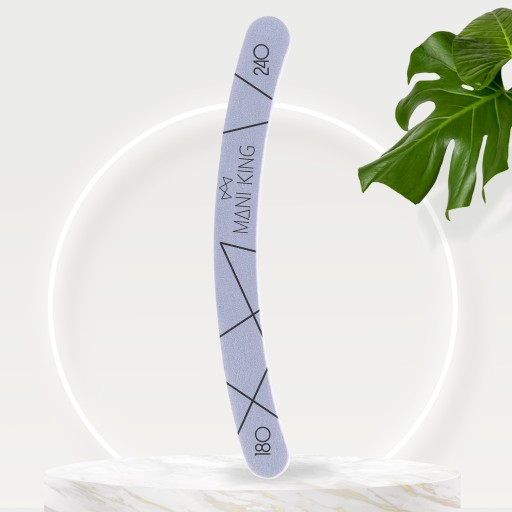 Пилочка для ногтей Manicure Pedicure 180/240 Banana ManiKing Набор 50 шт.