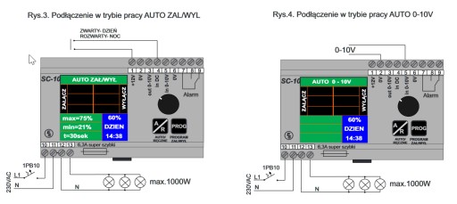 Sterownik oświetlenia LED kurników SC-10