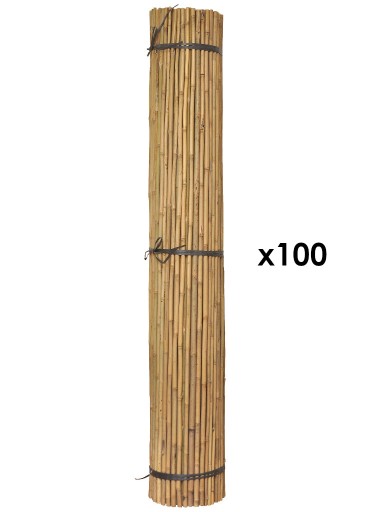 Бамбуковый шест 120 см х 6/8 мм 100 шт.