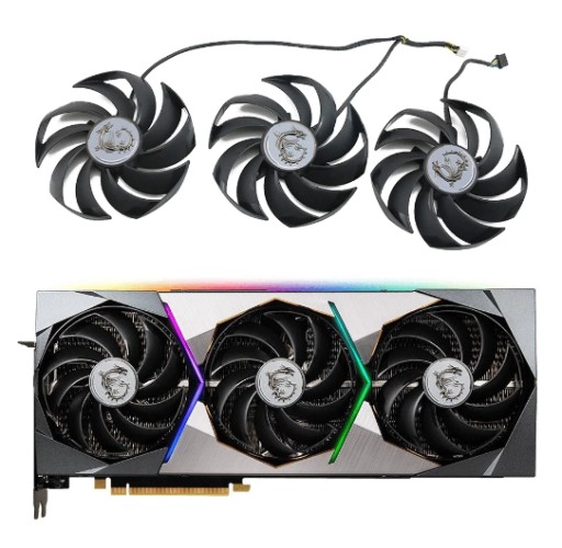 Вентиляторы MSI Suprim X RTX 3070 3080 3090 Ti