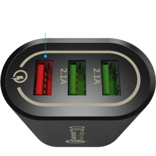 Быстрое настенное зарядное устройство QC 3.0, 3 кабеля USB + USBC TYPE C, быстрая зарядка