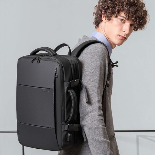 Рюкзак Bange BackPack, деловой рюкзак, расширяемый, вместимость сумки