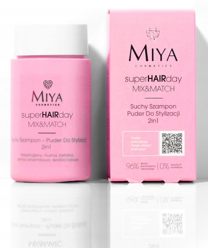 MIYA COSMETICS SUCHY SZAMPON PUDER DO STYLIZACJI 2W1