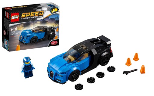 LEGO 75878 LEGO Speed ​​​​Champions 75878 Bugatti Chiron + БЕСПЛАТНО