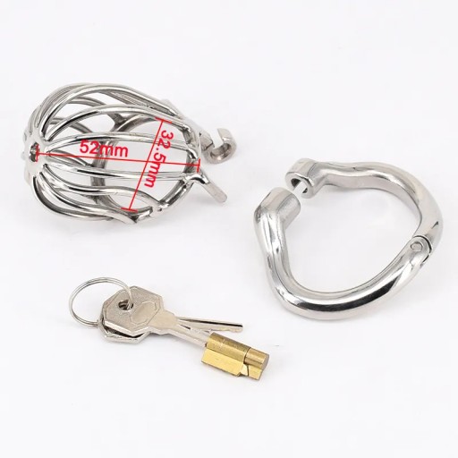 Pas cnoty Chastity Belt klatka na penisa + Stalowy Dilator