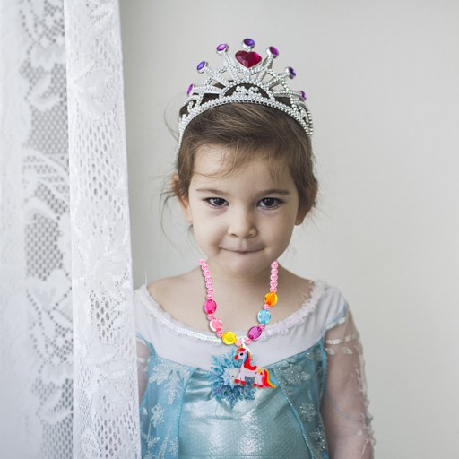 ОЖЕРЕЛЬЕ ДЛЯ МАЛЕНЬКИХ ДЕВОЧЕК УКРАШЕНИЯ SEE KIDS