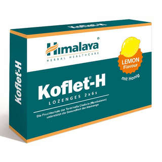 Himalaya Koflet-H 12 таблеток для рассасывания в горле