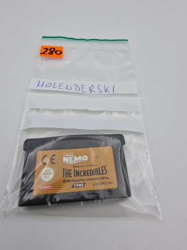 GAME BOY ADVANCE THE Incredibles ORIGINAL
