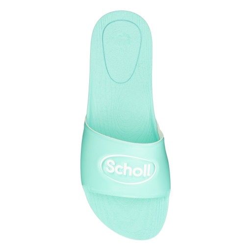 SCHOLL WOW женские бирюзовые шлепанцы для бассейна