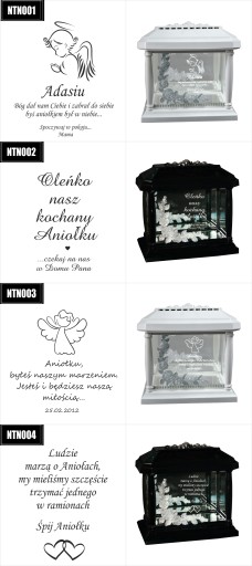 LAMPION ZNICZ KAPLICZKA z grawerem DLA MAMY TATY