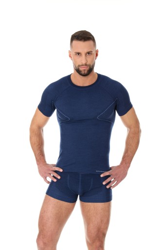Мужская термоактивная футболка Brubeck Active Wool