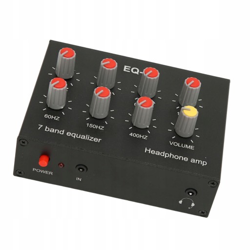 KOREKTOR DŹWIĘKU RCA 7-PASMA 12dB DC5V-12V