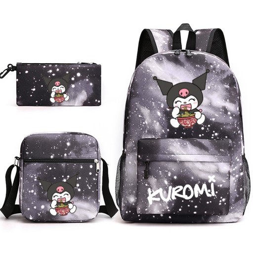 НОВЫЙ ШКОЛЬНЫЙ КОМПЛЕКТ Kuromi, РЮКЗАК, СУМКА, ЧЕХОЛ ДЛЯ КАРАНДА, высокое качество