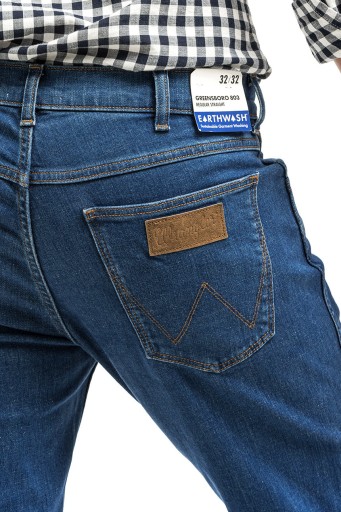 Брюки мужские прямые джинсовые Wrangler GREENSBORO 33/34