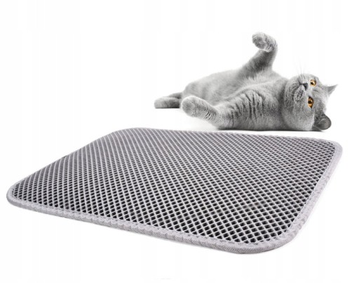WEISNER Mat4cat | ОРИГИНАЛЬНЫЙ КОВРИК ИЗ ЭВА 60X45, ПОДКЛАДКА ПОД ЛОТКИ