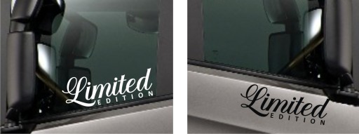 Наклейка LIMITED EDITION на грузовик, окно автобуса, легковой автомобиль *ЦВЕТА *43см