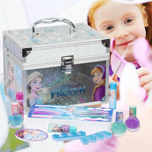 МЕГА НАБОР МАКИЯЖНОЙ КОСМЕТИКИ FROZEN DISNEY В КОРОБКЕ ДЛЯ ДЕВОЧЕК