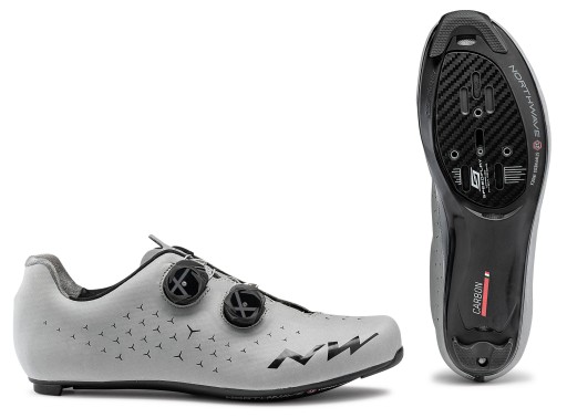ВЕЛОСИПЕДНЫЕ КРОССОВКИ NORTHWAVE REVOLUTION 2 SILVER 44 P!