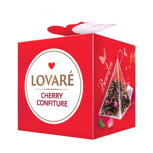 Lovare Butterfly Set Коллекция чаев 9 вкусов 45 пирамидок по 2 г Подарочный набор