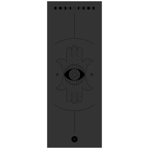 Moonholi PRO STICKY ILLUMINATION BLACK противоскользящий коврик для йоги