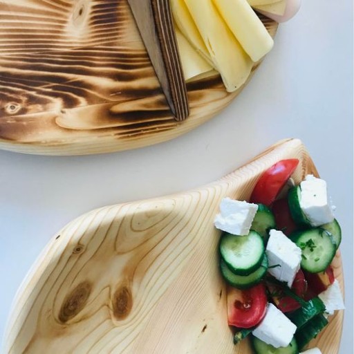 MISA taca drewniana PATERA do podawania GRILL LUX