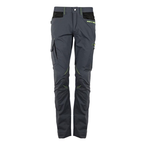 Рабочие брюки СЕРЫЕ SLIM FIT STRETCH 54 XL ELASTIC COMFORTABLE EDWARD