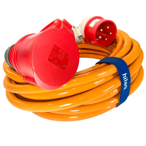 УДЛИНИТЕЛЬ 40М 5x4 H07BQ-F 32A POWER с угловой вилкой, сверхпрочный