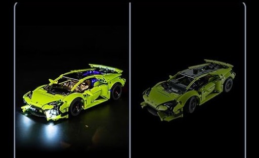 Светодиодное освещение для набора Lego 42161 Lamborghini Huracán «Набор фар»