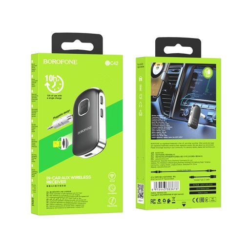 FM-ПЕРЕДАТЧИК BOROFONE BC42, РАЗЪЕМ BLUETOOTH