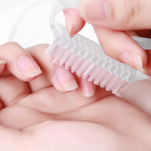 50x Szczoteczka do paznokci manicure pyłu z rączką