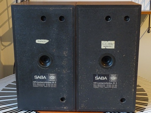 Saba HiFi-Lautsprecherbox 25 G. 0123
