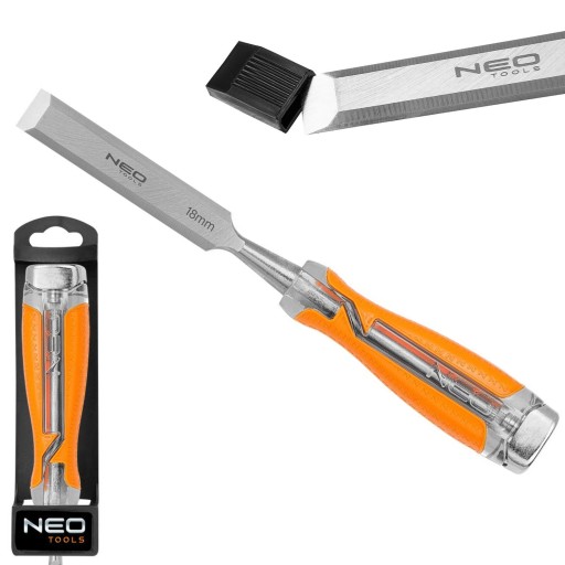 NEO 37-918 ДОЛОТО 18 ММ CRV ДВУХКОМПОНЕНТНАЯ РУКОЯТКА