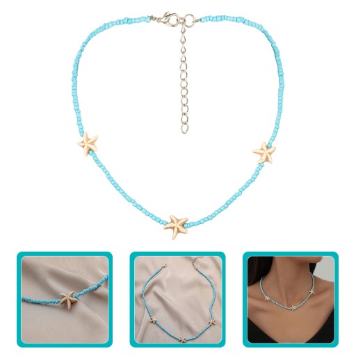 Ожерелье из бисера Boho Choker Ожерелья для женщин