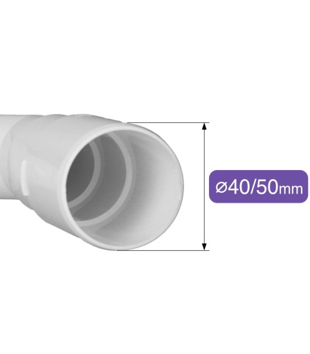 Сифон для душа хромированная заглушка 90 мм Turboflow TB90
