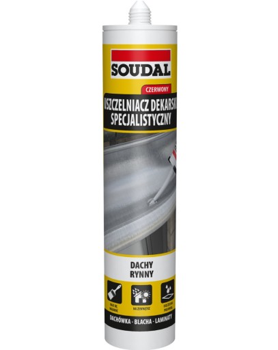 Soudal Specjalistyc Кровельный Герметик Красный