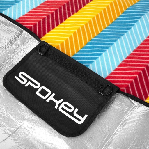 Складное пляжное одеяло для пикника с карманом 130Х150 Spokey GRAIN