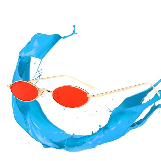 OKULARY PRZECIWSŁONECZNE SUN MIRROR SLIM MODNE OKO TRENDOWE