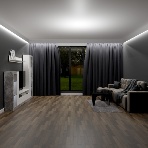 Maskownica Karnisza LED Biała Twarda Listwa MK-10
