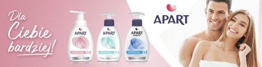 Мужской гель для душа Apart 3в1, женский гель для душа Mix Set 6х500мл
