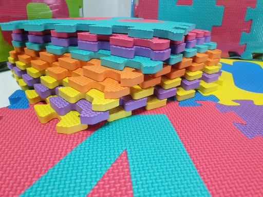 БОЛЬШОЙ ОБРАЗОВАТЕЛЬНЫЙ КОВРИК ИЗ ПЕНЫ EVA PUZZLE БУКВЫ 30х30 см 36 шт. НАБОР